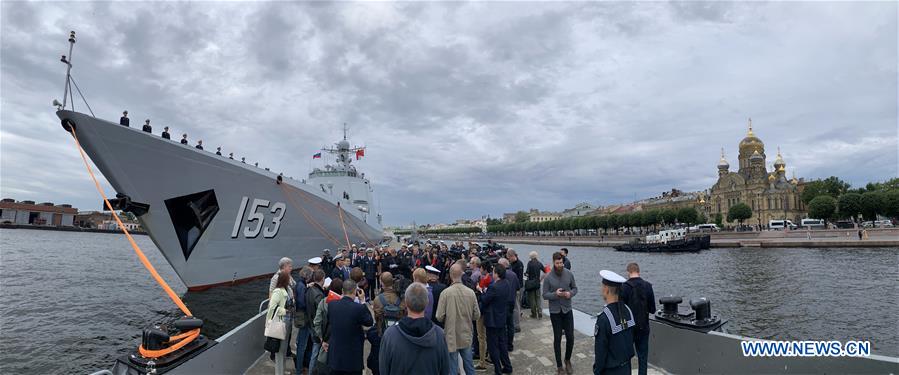 RUSSIA-ST. PETERSBURG-CHINESE NAVY-VISIT