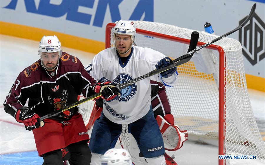 (SP)LATVIA-RIGA-ICE HOCKEY-RAILWAY CUP-MINSK DINAMO VS AVTOMOBILIST