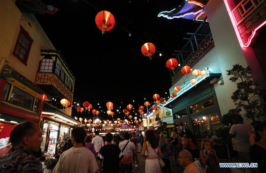 U.S.-LOS ANGELES-MID-AUTUMN FESTIVAL-CELEBRATIONS