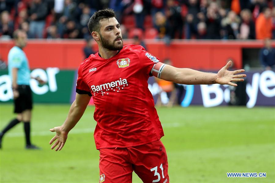 (SP)GERMANY-LEVERKUSEN-SOCCER-BUNDESLIGA-LEVERKUSEN VS LEIPZIG