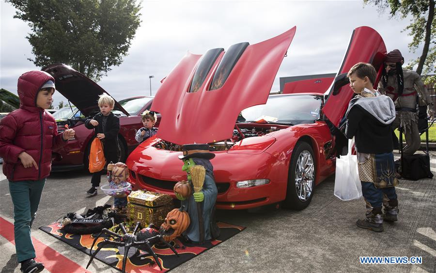 U.S.-HOUSTON-HALLOWEEN CAR SHOW