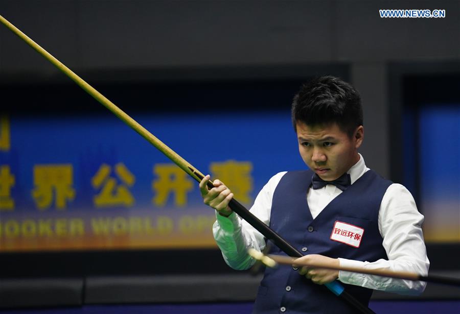 (SP)CHINA-YUSHAN-SNOOKER-WORLD OPEN(CN)