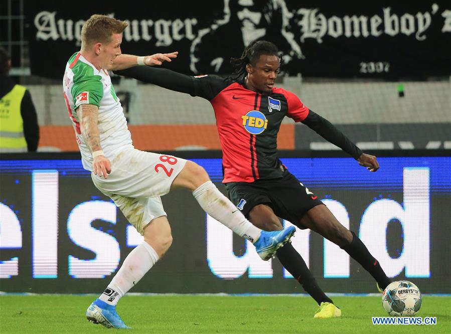 (SP)GERMANY-AUGSBURG-SOCCER-BUNDESLIGA-AUGSBURG VS HERTHA