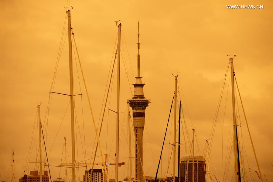 NEW ZEALAND-AUCKLAND-AUSTRALIA-BUSHFIRE-SMOKE