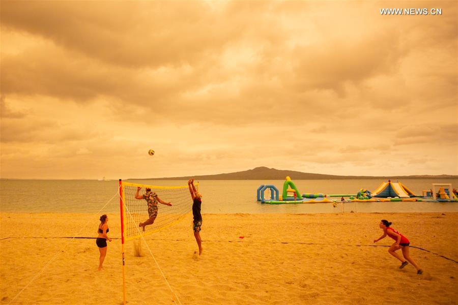 NEW ZEALAND-AUCKLAND-AUSTRALIA-BUSHFIRE-SMOKE