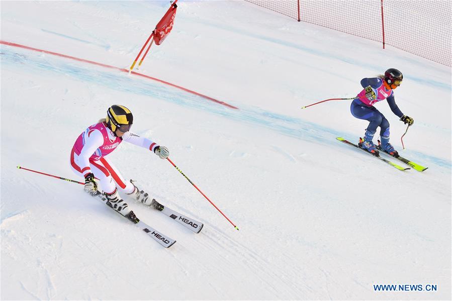 (SP)SWITZERLAND-LES DIABLERETS-WINTER YOG-ALPINE SKIING-PARALLEL MIXED TEAM