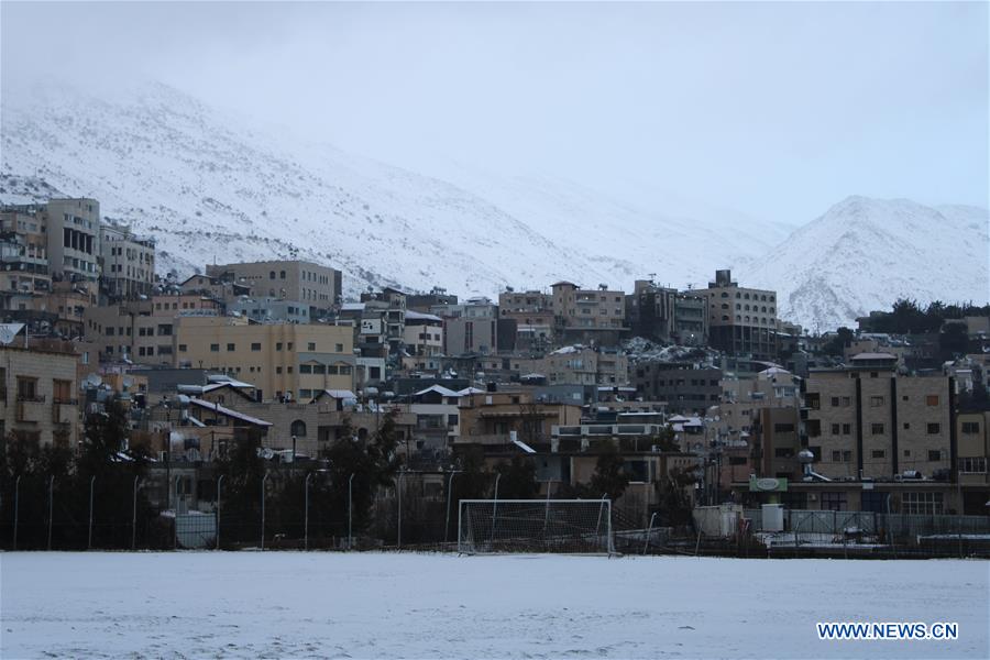 MIDEAST-GOLAN HEIGHTS-SNOW