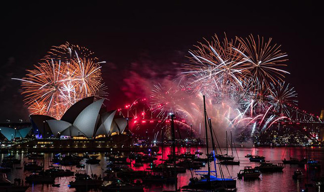 Xinhua Headlines: With varied fireworks and shared wishes, world expecting a better new year