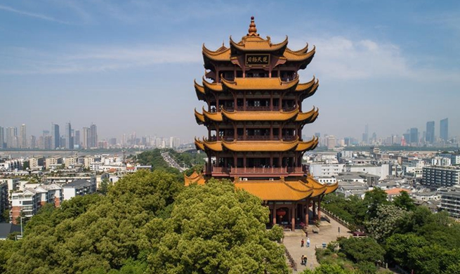 Yellow Crane Tower in Wuhan reopens to public