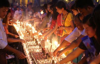 Traditional Thadingyut Lighting Festival held in Yangon